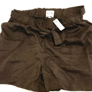 Paperbag Belted Shorts NWT